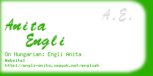 anita engli business card